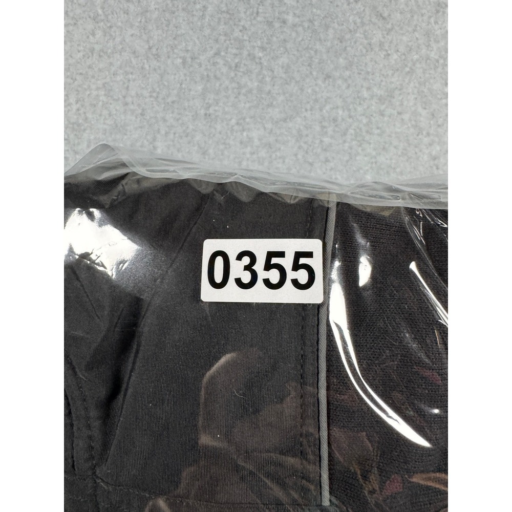 Tommy Hilfiger Mens XL Black Track Jacket Full Zip Mixed Media C887866650 Logo - Picture 10 of 11